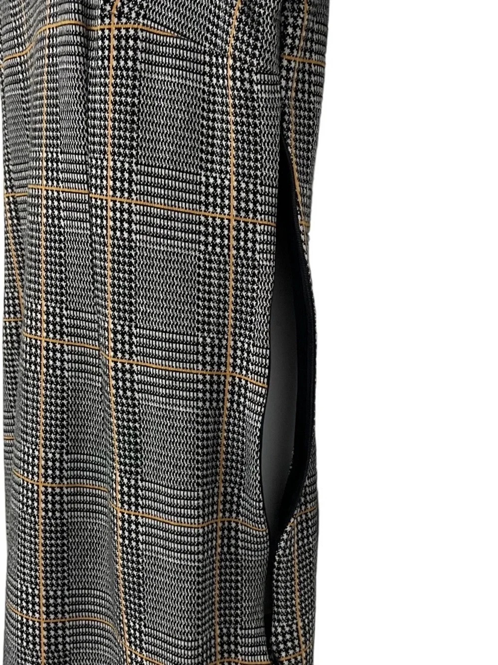 Tom Tailor Classic Houndstooth 1/2 Sleeve Funnel Neck Mini Dress EU 40/ US 8 - Picture 10 of 16